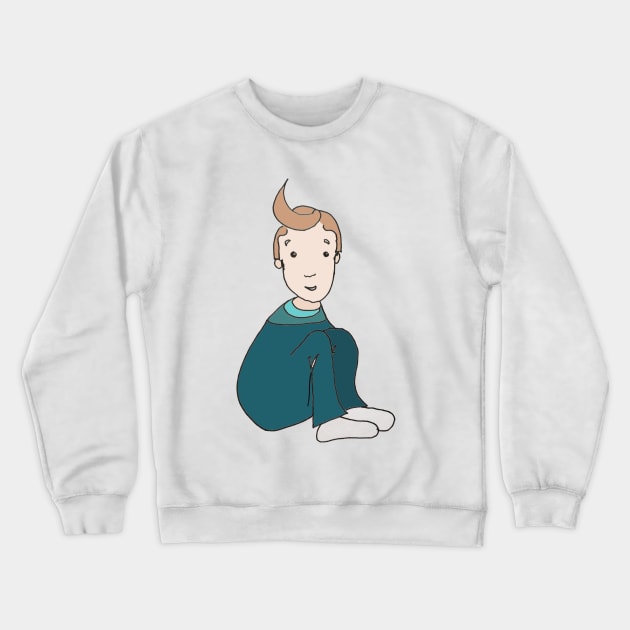 Seated Crewneck Sweatshirt by mjohmy